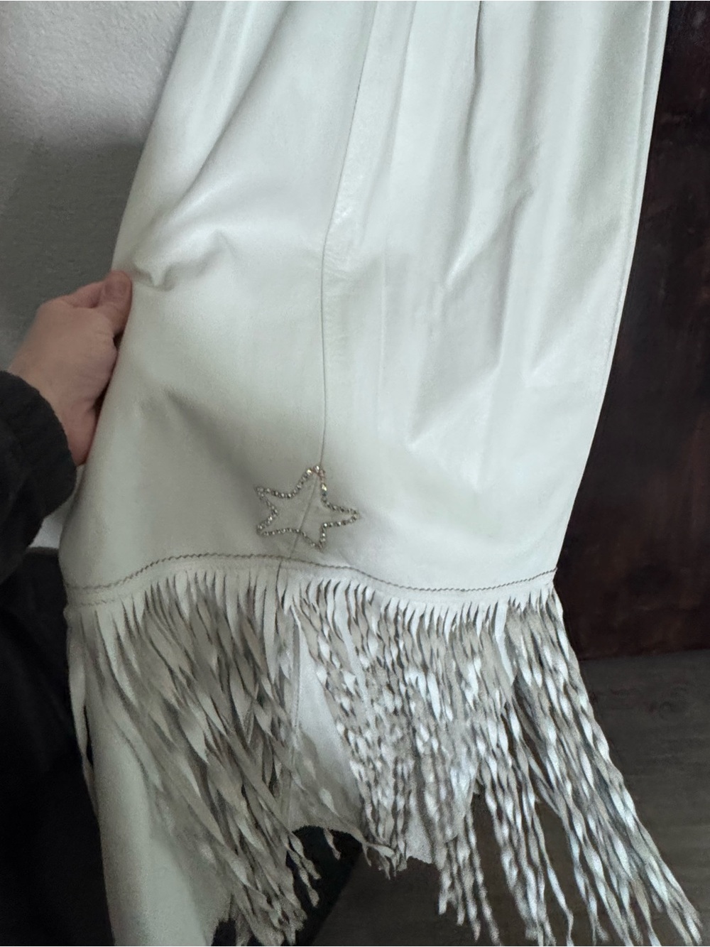 Leather western rodeo queen dress - Picture 9 of 9